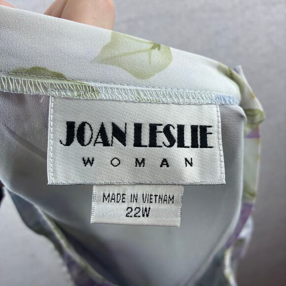 Vintage Joan Leslie Midi Skirt Women's 22W (40" Waist) Floral Feminine READ - Picture 9 of 11